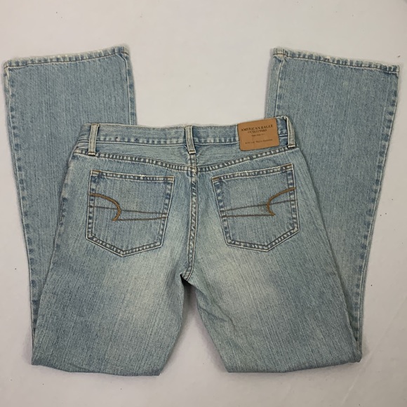 American Eagle Boot Cut Jeans 6 Cotton - Picture 4 of 7